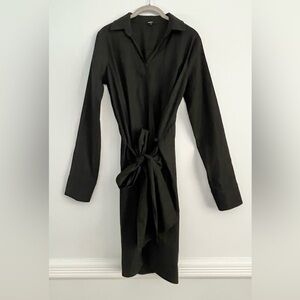 Monroe women's linen-blend wrap dress or shirt dress
